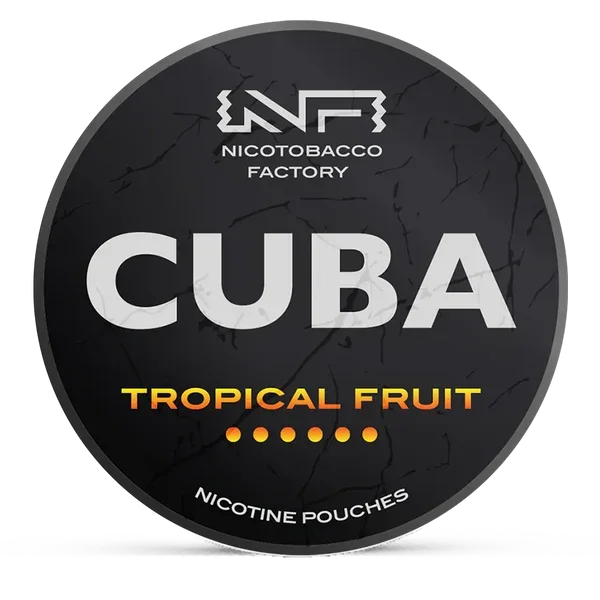 CUBA Tropical Fruit 43mg Nicotine Pouches – Wholesale & Bulk Supply