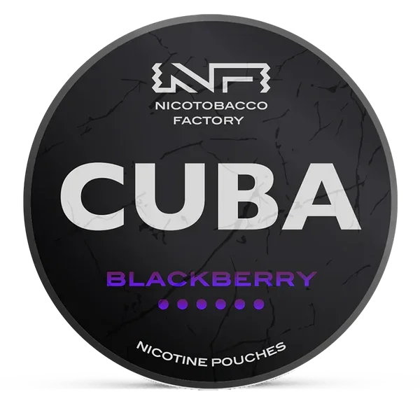 CUBA Blackberry 43mg Nicotine Pouches – Wholesale & Bulk Supply