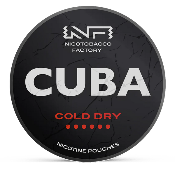 CUBA Cold Dry 43mg Nicotine Pouches – Wholesale & Bulk Supply