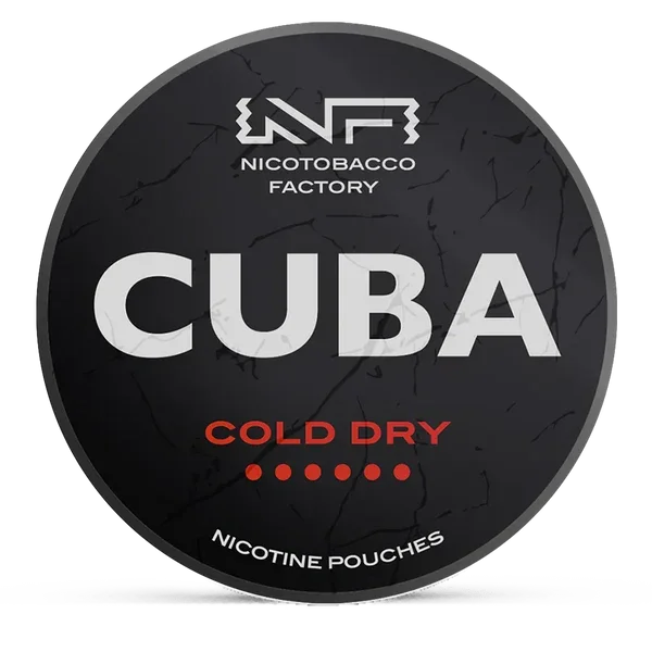 CUBA Cold Dry 43mg Nicotine Pouches – Wholesale & Bulk Supply