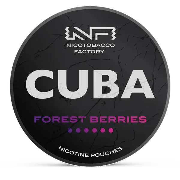 CUBA Forest Berries 43mg Nicotine Pouches – Wholesale & Bulk Supply