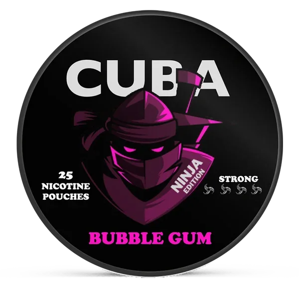 CUBA Bubble Gum 15.6mg Nicotine Pouches – Wholesale & Bulk Supply
