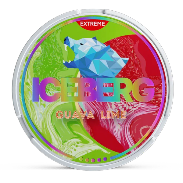 Iceberg Guava Lime 30mg Nicotine Pouches – Wholesale & Bulk Supply