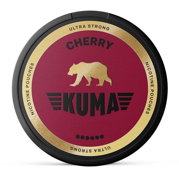 Kuma Cherry 13.75mg Nicotine Pouches – Wholesale & Bulk Supply