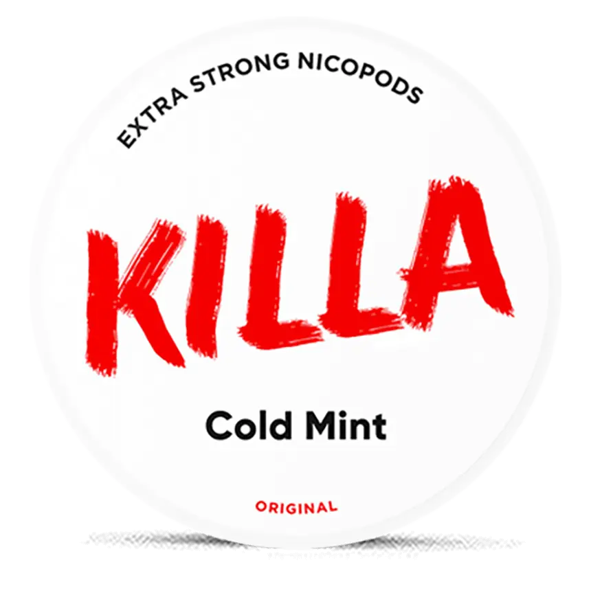 Killa Cold Mint 16mg Nicotine Pouches – Wholesale & Bulk Supply