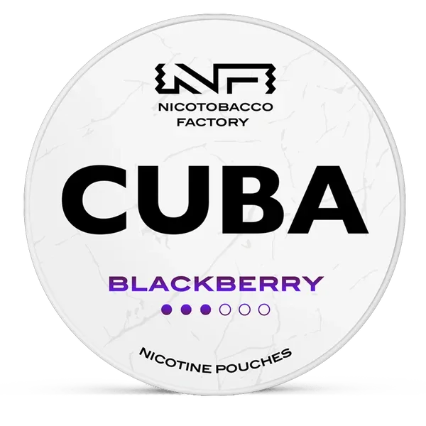 CUBA Black Berry 10.4mg Nicotine Pouches – Wholesale & Bulk Supply