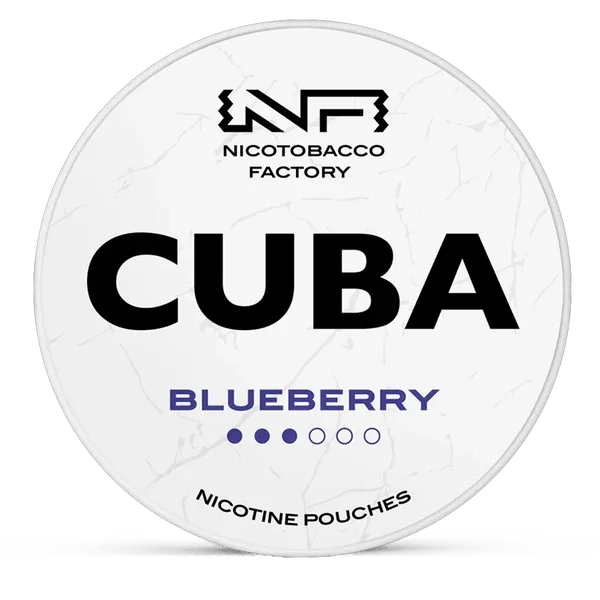 CUBA Blueberry 10.4mg Nicotine Pouches – Wholesale & Bulk Supply