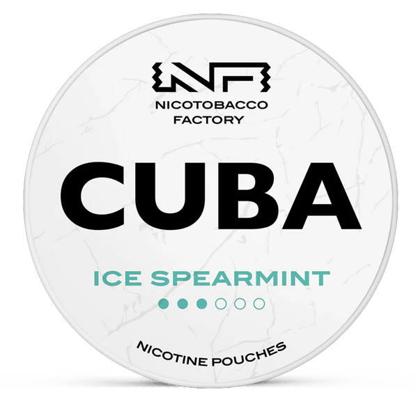 CUBA Ice Spearmint 10.4mg Nicotine Pouches – Wholesale & Bulk Supply