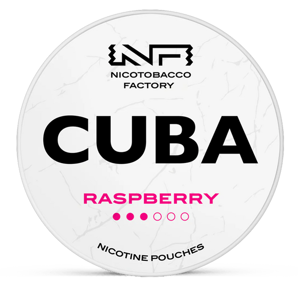 CUBA Raspberry 10.4mg Nicotine Pouches – Wholesale & Bulk Supply