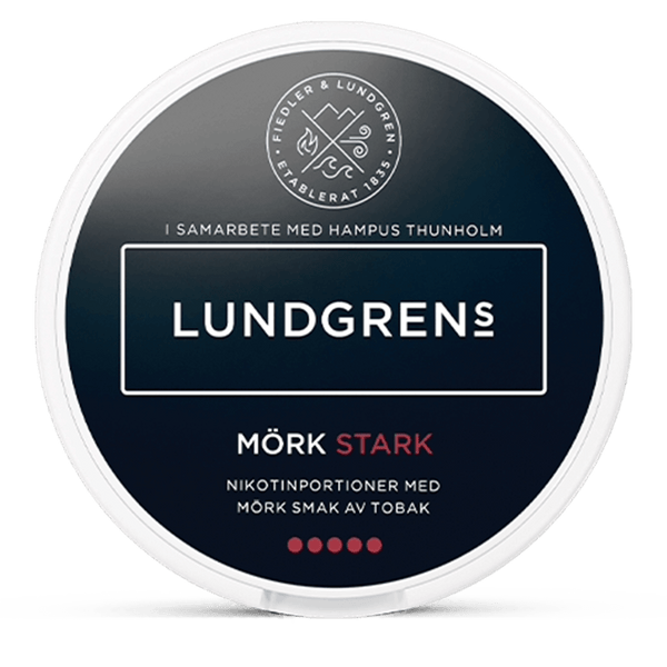 LUNDSGRENS Mörk Stark Tobacco 12.5mg Nicotine Pouches – Wholesale & Bulk Supply
