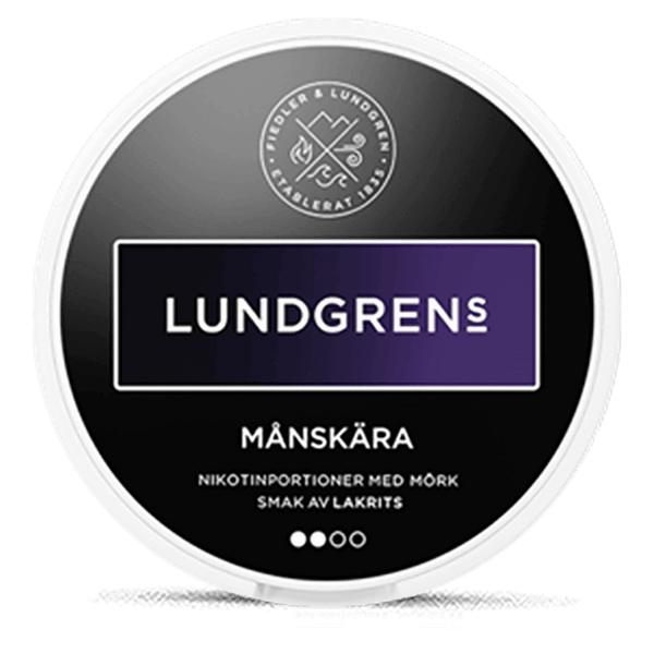 LUNDSGRENS Månskära Licorice 8mg Nicotine Pouches – Wholesale & Bulk Supply