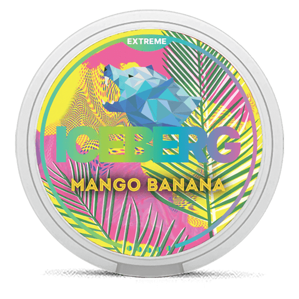 Iceberg Mango Banana 30mg Nicotine Pouches – Wholesale & Bulk Supply