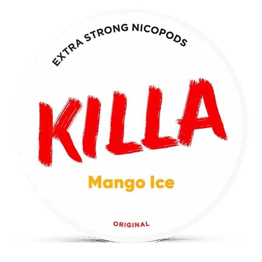 Killa Mango Ice 16mg Nicotine Pouches – Wholesale & Bulk Supply