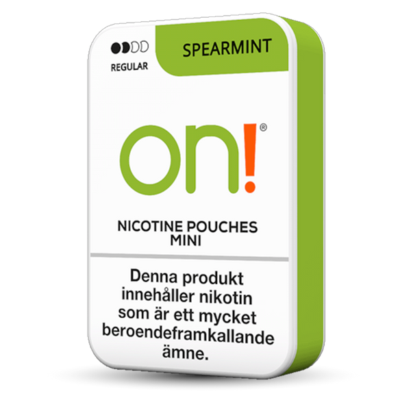 ON! Spearmint 3mg Nicotine Pouches – Wholesale & Bulk Supply