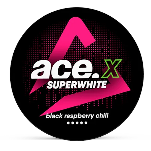 ACE Black Raspberry Chili 8mg Nicotine Pouches – Wholesale & Bulk Supply