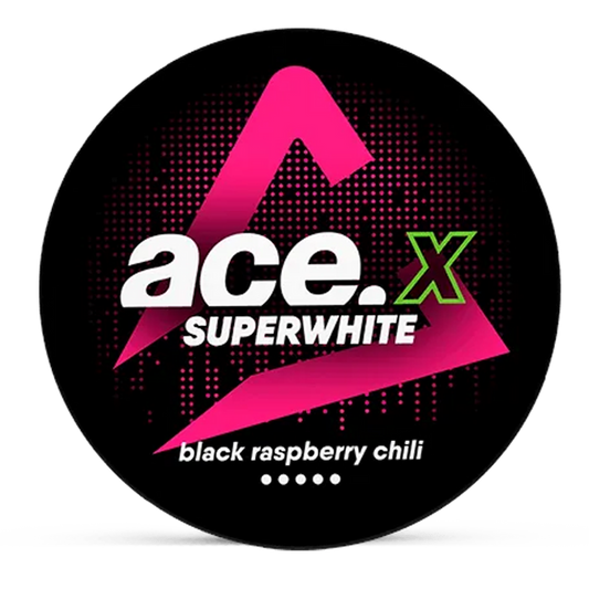 ACE Black Raspberry Chili 8mg Nicotine Pouches – Wholesale & Bulk Supply