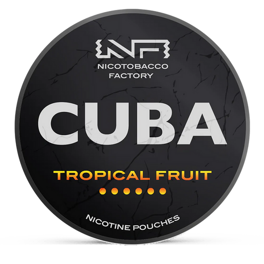 CUBA Tropical Fruit 43mg Nicotine Pouches – Wholesale & Bulk Supply
