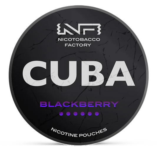 CUBA Blackberry 43mg Nicotine Pouches – Wholesale & Bulk Supply