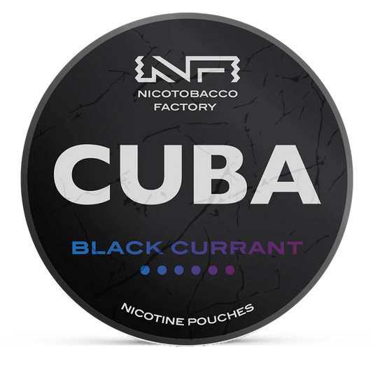 CUBA Blackcurrant 43mg Nicotine Pouches – Wholesale & Bulk Supply
