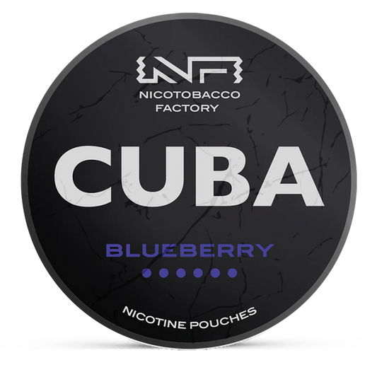 CUBA Blueberry 43mg Nicotine Pouches – Wholesale & Bulk Supply