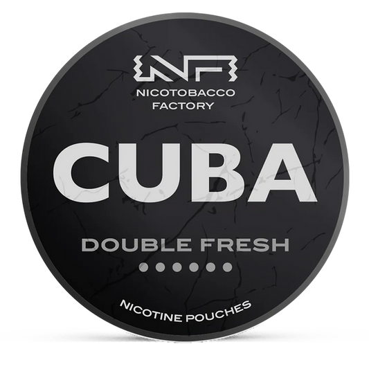 CUBA Double Fresh 43mg Nicotine Pouches – Wholesale & Bulk Supply