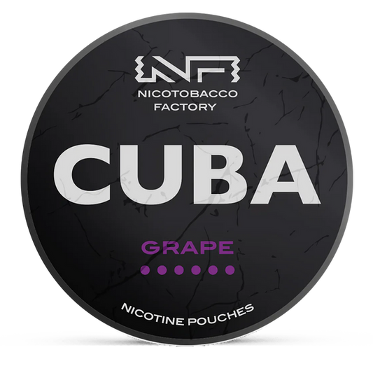 CUBA Grape 43mg Nicotine Pouches – Wholesale & Bulk Supply