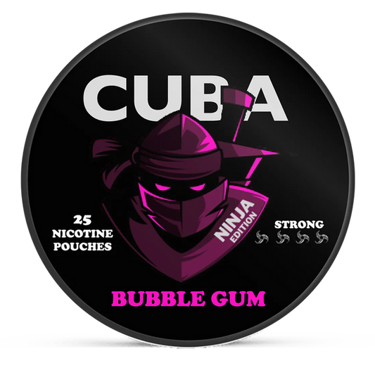 CUBA Bubble Gum 15.6mg Nicotine Pouches – Wholesale & Bulk Supply