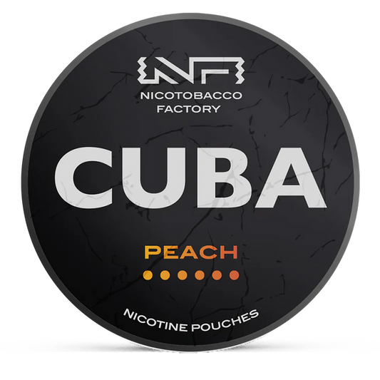 CUBA Peach 43mg Nicotine Pouches – Wholesale & Bulk Supply