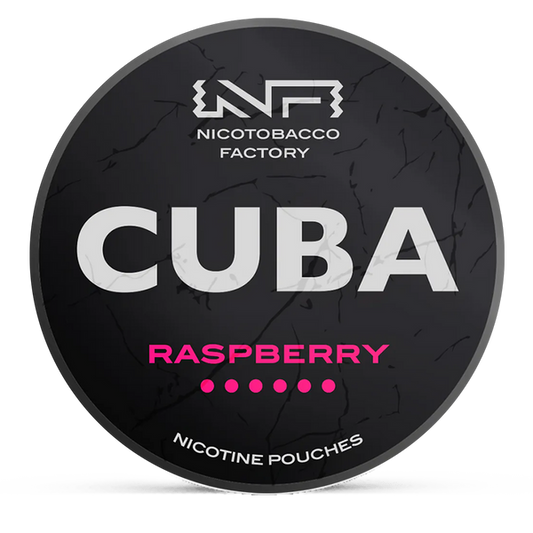 CUBA Raspberry 43mg Nicotine Pouches – Wholesale & Bulk Supply