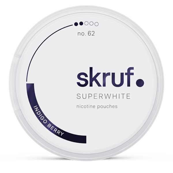 SKRUF Indigo Berry Nicotine Pouches – Wholesale & Bulk Supply