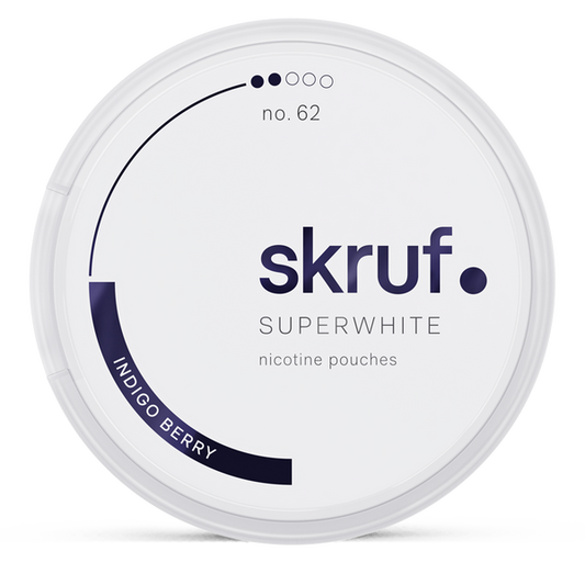 SKRUF Indigo Berry Nicotine Pouches – Wholesale & Bulk Supply