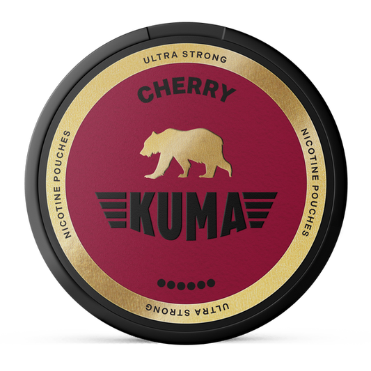 Kuma Cherry 13.75mg Nicotine Pouches – Wholesale & Bulk Supply