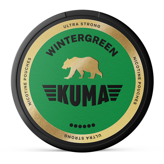 Kuma Wintergreen 13.75mg Nicotine Pouches – Wholesale & Bulk Supply