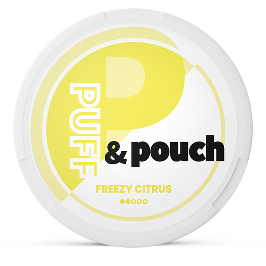 PUFF & POUCH Freezy Citrus Nicotine Pouches – Wholesale & Bulk Supply