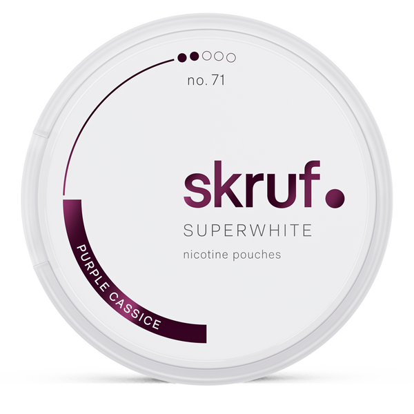 SKRUF Purple Cassice Nicotine Pouches – Wholesale & Bulk Supply