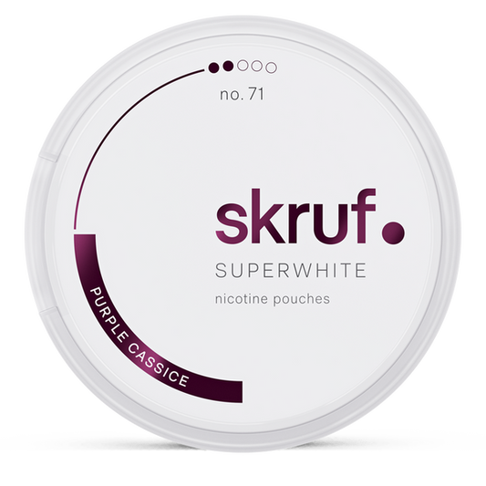 SKRUF Purple Cassice Nicotine Pouches – Wholesale & Bulk Supply