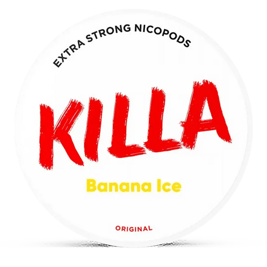 Killa Banana Ice 16mg Nicotine Pouches – Wholesale & Bulk Supply