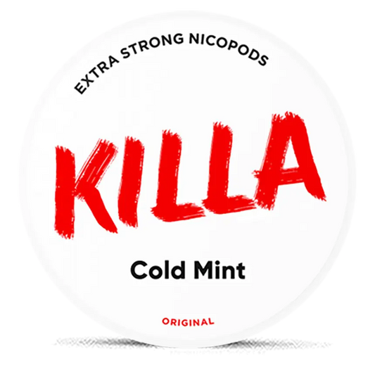 Killa Cold Mint 16mg Nicotine Pouches – Wholesale & Bulk Supply
