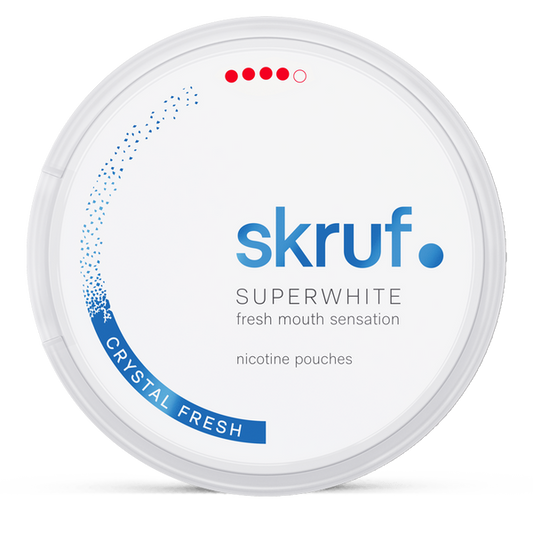SKRUF Crystal Fresh Nicotine Pouches – Wholesale & Bulk Supply