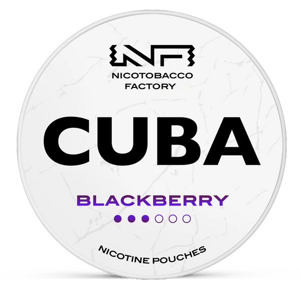 CUBA Black Berry 10.4mg Nicotine Pouches – Wholesale & Bulk Supply