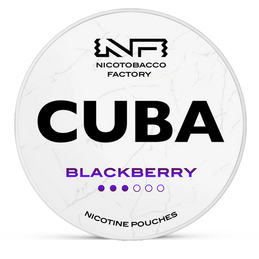 CUBA Black Berry 10.4mg Nicotine Pouches – Wholesale & Bulk Supply
