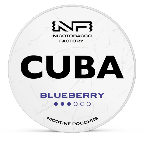 CUBA Blueberry 10.4mg Nicotine Pouches – Wholesale & Bulk Supply