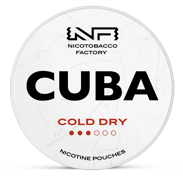 CUBA Cold Dry 10.4mg Nicotine Pouches – Wholesale & Bulk Supply