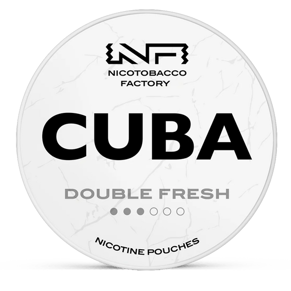 CUBA Double Fresh 10.4mg Nicotine Pouches – Wholesale & Bulk Supply