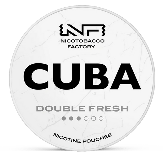CUBA Double Fresh 10.4mg Nicotine Pouches – Wholesale & Bulk Supply