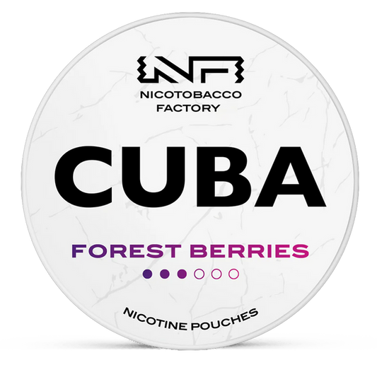 CUBA Forest Berries 10.4mg Nicotine Pouches – Wholesale & Bulk Supply