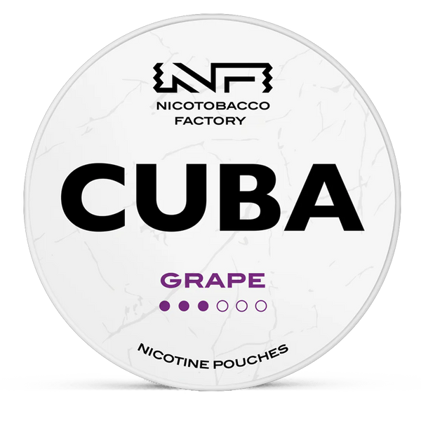 CUBA Grape 10.4mg Nicotine Pouches – Wholesale & Bulk Supply