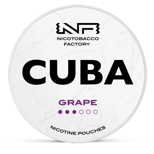 CUBA Grape 10.4mg Nicotine Pouches – Wholesale & Bulk Supply