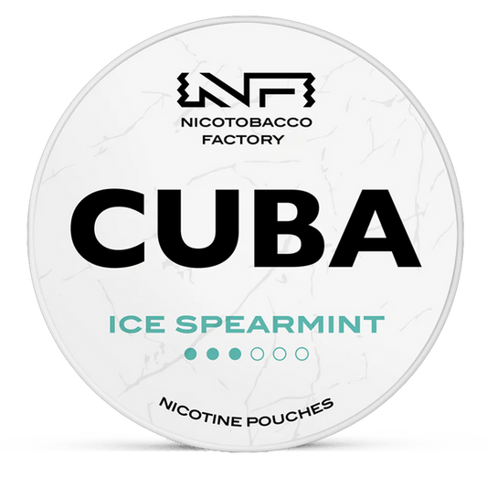 CUBA Ice Spearmint 10.4mg Nicotine Pouches – Wholesale & Bulk Supply