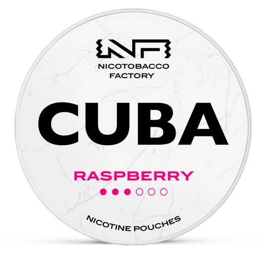 CUBA Raspberry 10.4mg Nicotine Pouches – Wholesale & Bulk Supply